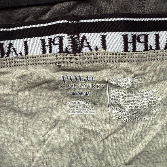 Polo by Ralph Lauren Men's Boxer Briefs - Gray and Black - Picture 2 of 2